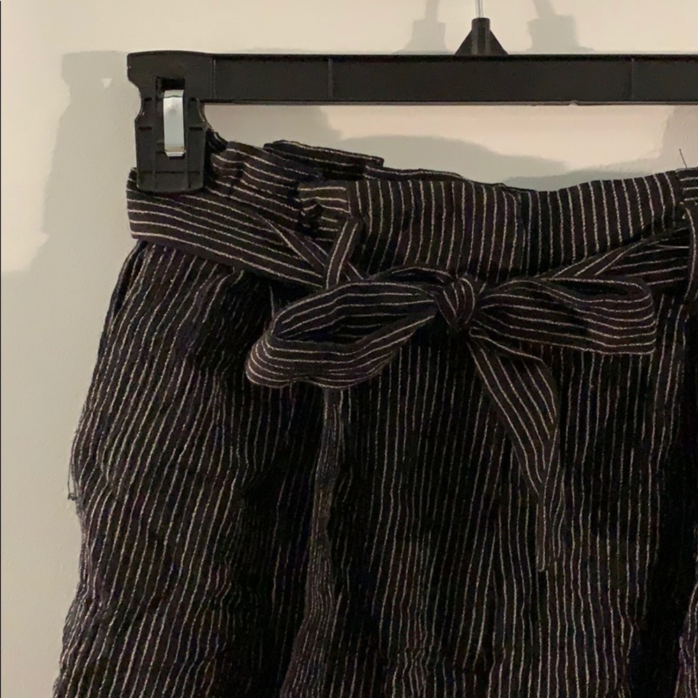 Stripe High Waisted Shorts